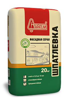 Шпатлевка Фасадная серая 20 кг
