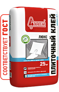 Плиточный клей Люкс 25 кг