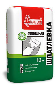 Шпатлевка Финишная Старатели, 12 кг Шпатлевка Финишная Старатели, 12 кгШпатлевки<br>Белая гипсовая финишная шпатлевка, пластичная, быстротвердеющая и безусадочная, для сухих помещений.<br>