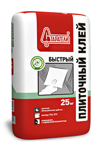 Плиточный клей Быстрый Старатели, 25 кг Плиточный клей Быстрый Старатели, 25 кгПлиточные и монтажные клеи<br>Плиточный клей для срочных облицовочных работ.<br>Цвет: светло-серый. <br>