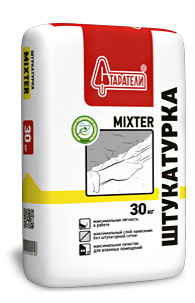Штукатурка MIXTER Старатели, 30 кг Штукатурка MIXTER Старатели, 30 кгШтукатурки<br>Штукатурка MIXTER используется для влажных помещений.<br>
