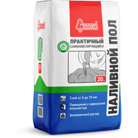 Наливной пол "Практичный" самонивелирующийся 20 кг
