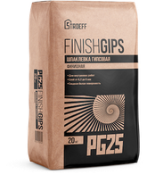 Шпаклевка гипсовая FINISHGIPS Строефф PG25 20 кг
