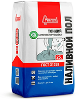 Наливной пол "Тонкий" самонивелирующийся 25 кг