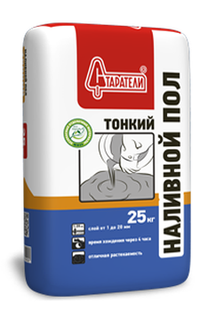 Наливной пол Тонкий 25 кг