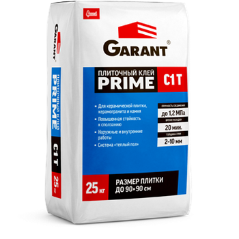 Плиточный клей Garant Prime класс С1 Т 25 кг