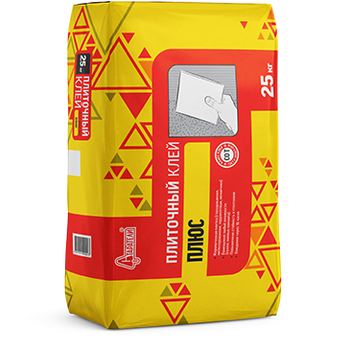 Плиточный клей "Плюс" 25 кг