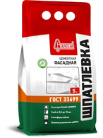 Шпатлевка цементная "Фасадная" 5 кг