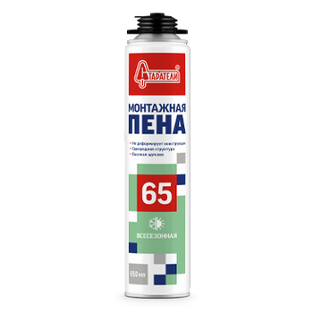 Пена монтажная всесезонная профессиональная 850 мл