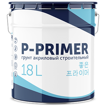 Грунт акриловый строительный P-PRIMER joh-eun 18 л