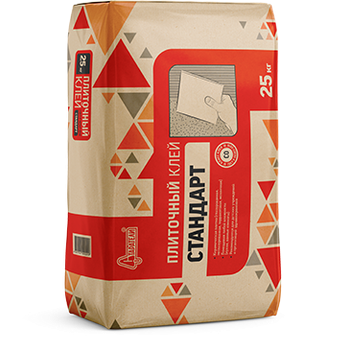 Плиточный клей "Стандарт" 25 кг