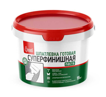 Шпатлевка готовая "Суперфинишная" паста 15 кг