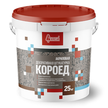 Акриловая декоративная штукатурка «Короед» 25 кг