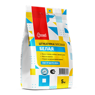 Штукатурка Гипсовая Белая 5 кг