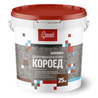 Акриловая декоративная штукатурка «Короед» 25 кг