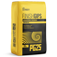 Шпаклевка гипсовая FINISHGIPS Строефф PG25 20 кг