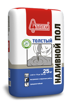 Наливной пол Толстый 25 кг